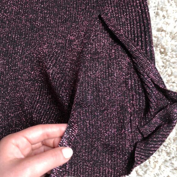 BCBG Off the shoulder slit sweater dress - Picture 3 of 5